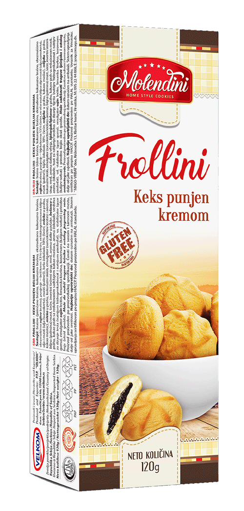 Molendini | Keks Frollini punjen kremom