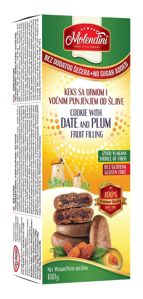 Molendini | Keks sa urmom punjen sa šljivom