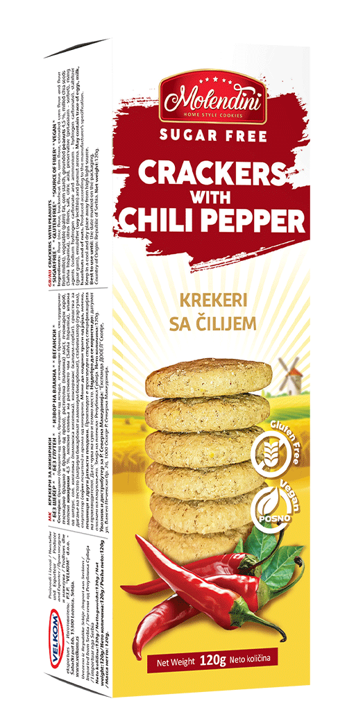 Molendini | Kreker sa čilijem