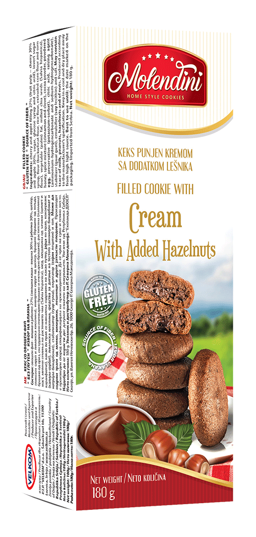 Molendini | Medenjak punjen kremom sa dodatkom lešnika